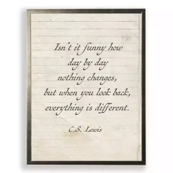 Kirklands Home Everything is Different Wall Plaque White Online