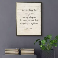 Kirklands Home Everything is Different Wall Plaque White Online