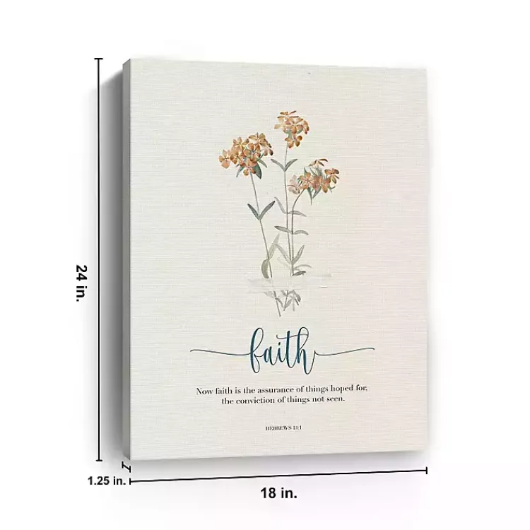 Kirklands Home Faith Affirmations Canvas Art Print, 18x24 in. Best