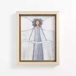 Kirklands Home Faith Angel Framed Art Print Outlet