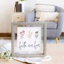 Kirklands Home Faith Over Fear Wall Plaque Clearance