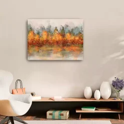 Fall>Kirklands Home Fall Abstract Canvas Art Print, 32x24 in.
