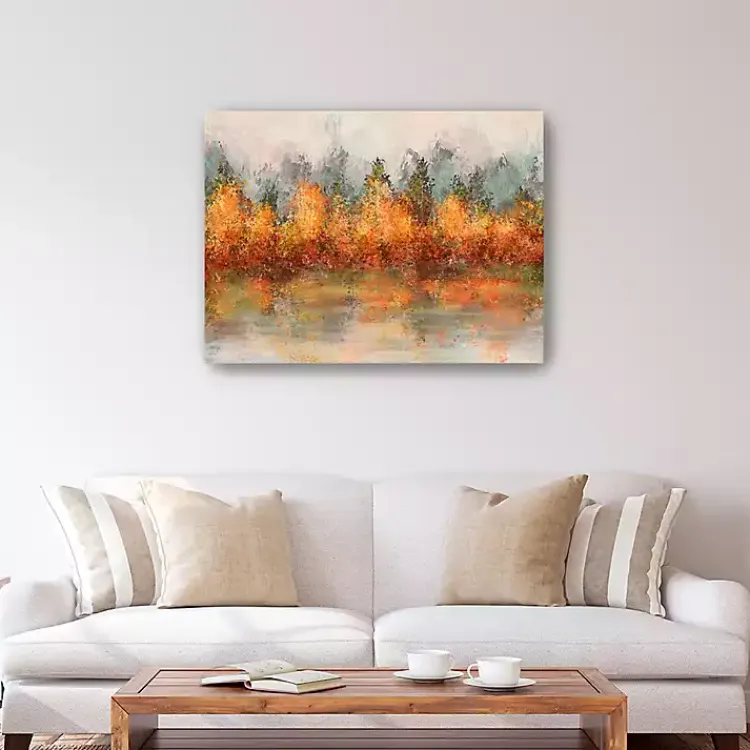 Fall>Kirklands Home Fall Abstract Canvas Art Print, 40x30 in.