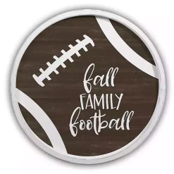 Fall>Kirklands Home Fall Family Football Framed Wall Plaque White