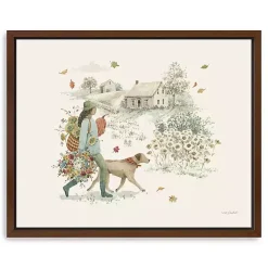 Fall>Kirklands Home Fall Festival Framed Canvas Art Print White