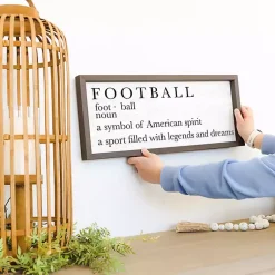 Fall>Kirklands Home Fall Football Framed Wall Plaque