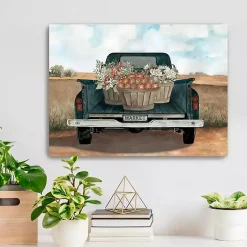 Fall>Kirklands Home Fall Market Truck Canvas Art Print, 24x18 in. Multi