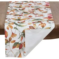 Kirklands Home Falling Leaves Acorn Harvest Table Runner Discount