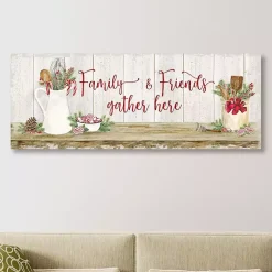 Christmas Art & Wall Decor>Kirklands Home Family & Friends Canvas Art Print Multi