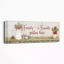 Christmas Art & Wall Decor>Kirklands Home Family & Friends Canvas Art Print Multi