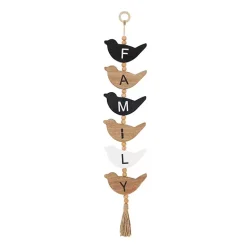 Kirklands Home Family Bird Shaped Wood Wall Sign Discount