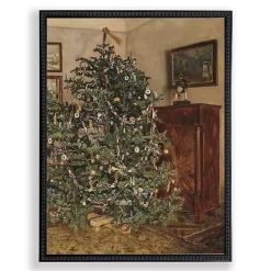 Christmas Art & Wall Decor>Kirklands Home Family Tree Scene Framed Art Print