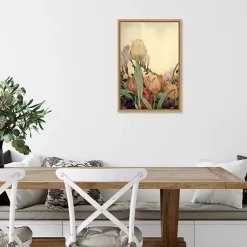 Kirklands Home Fantasy Garden Tulip Framed Canvas Art Print Clearance
