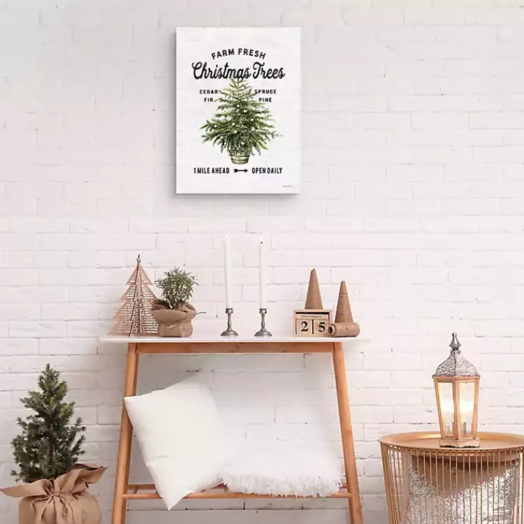 Christmas Art & Wall Decor>Kirklands Home Farm Fresh Christmas Trees Canvas Print