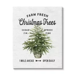 Christmas Art & Wall Decor>Kirklands Home Farm Fresh Trees Christmas Wall Plaque