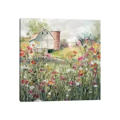 Kirklands Home Farm in Bloom Canvas Art Print Multi Online