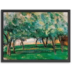 Kirklands Home Farm in Normandy Framed Canvas Art Print Green Sale