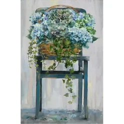 Kirklands Home Farmhouse Hydrangeas Canvas Art Print Multi Sale