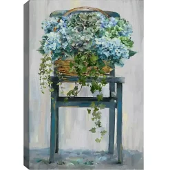 Kirklands Home Farmhouse Hydrangeas Canvas Art Print Multi Sale