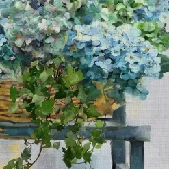 Kirklands Home Farmhouse Hydrangeas Canvas Art Print Multi Sale