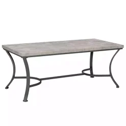 Kirklands Home Faux Concrete 3-pc. Coffee & Side Table Set Tan