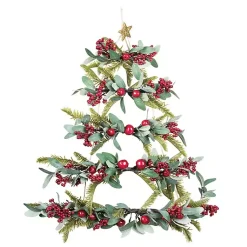 Christmas Art & Wall Decor>Kirklands Home Faux Tiered Wall Christmas Tree