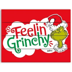 Christmas Art & Wall Decor>Kirklands Home Feelin' Grinchy Wall Plaque