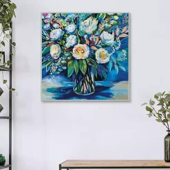 Kirklands Home Feeling Framed Canvas Art Print Blue Sale
