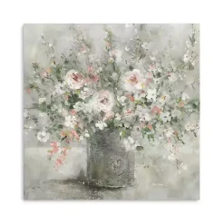 Kirklands Home Felicitous Floral Canvas Art Print, 20x20 in. Gray Best