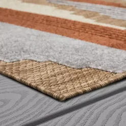Kirklands Home Fernandina Outdoor Area Rug, 6x9 Brown Online