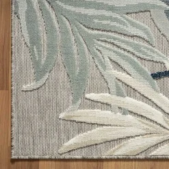 Kirklands Home Ferns and Palms Indoor/Outdoor Area Rug, 7x9
