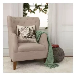 Pillows>Kirklands Home Festive Owl Christmas Throw Pillow