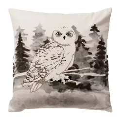 Pillows>Kirklands Home Festive Owl Christmas Throw Pillow