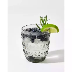 Kirklands Home Fez Old Fashioned Glasses, Set of 4 Gray New