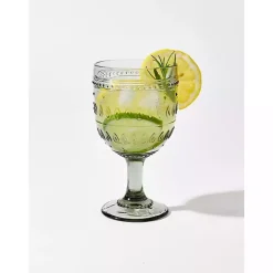 Kirklands Home Fez Wine Glasses, Set of 4 Gray Outlet