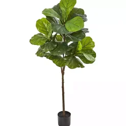 Trees & Topiaries>Kirklands Home Fiddle Fig Leaf Real Touch Tree, 54 in.