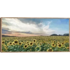 Kirklands Home Field of Gold Framed Canvas Art Print Multi