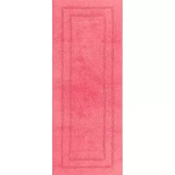Kirklands Home Fiesta Plush Reversible Cotton Bath Mat, 60 in. Pink