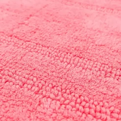 Kirklands Home Fiesta Plush Reversible Cotton Bath Mat, 60 in. Pink