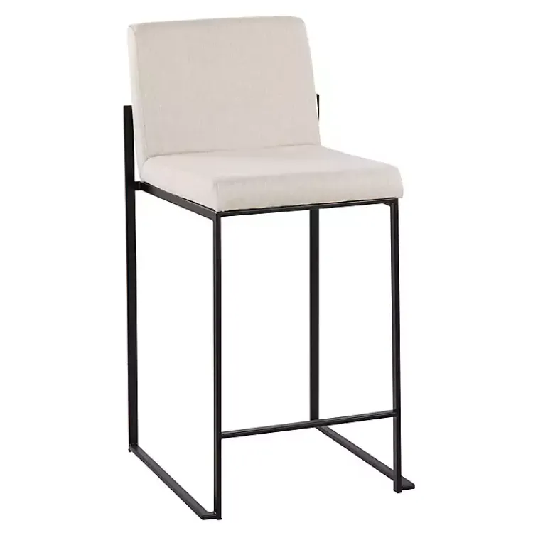 Kirklands Home Fiji Beige Upholstered Counter Stools, Set of 3 Tan Online