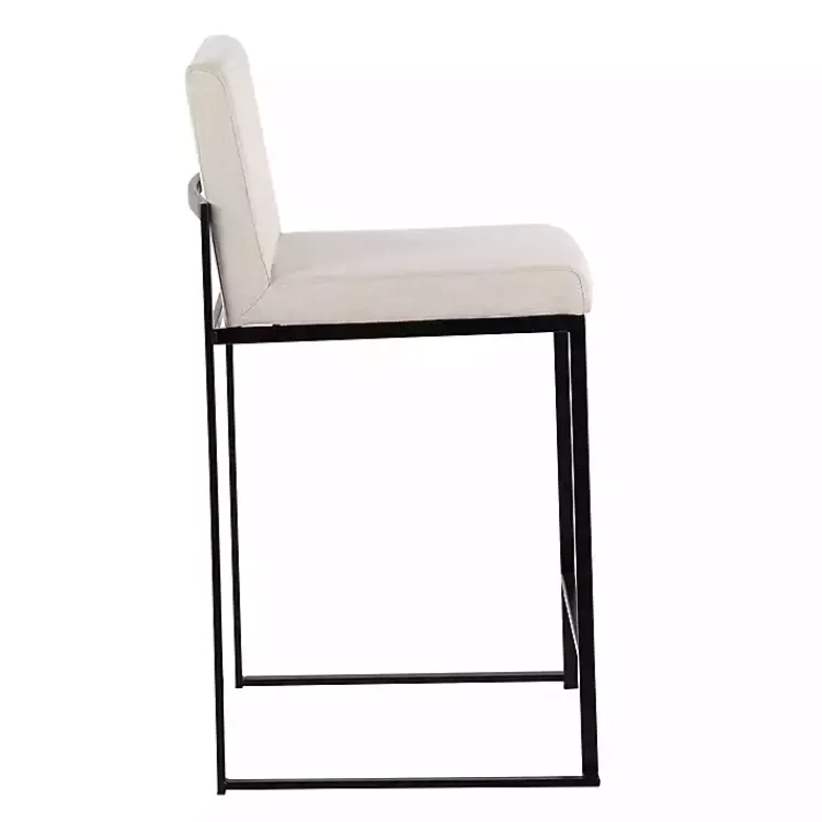 Kirklands Home Fiji Beige Upholstered Counter Stools, Set of 3 Tan Online