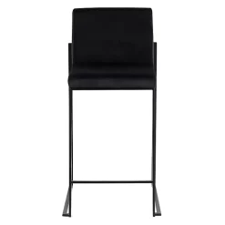 Kirklands Home Fiji Velvet Counter Stools, Set of 3 Black Best