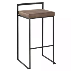 Kirklands Home Fiji Stackable Bar Stools, Set of 2 Brown Hot
