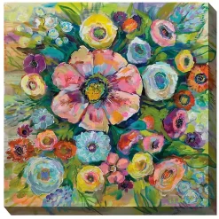 Kirklands Home Firecracker Flowers Outdoor Canvas Art Print Multi Discount