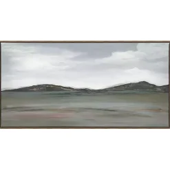 Kirklands Home Firm Path Abstract Framed Canvas Art Print Gray Discount