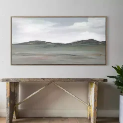 Kirklands Home Firm Path Abstract Framed Canvas Art Print Gray Discount
