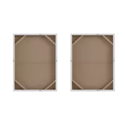 Kirklands Home Flatland Glitter Canvas Art Prints, Set of 2 Multi Online