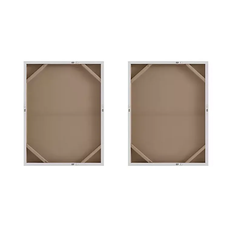 Kirklands Home Flatland Glitter Canvas Art Prints, Set of 2 Multi Online