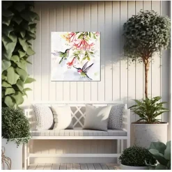 Kirklands Home Flit and Flitter Outdoor Canvas Art Print Clearance