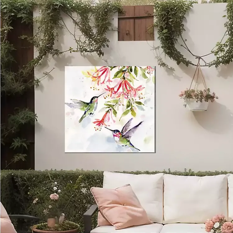 Kirklands Home Flit and Flitter Outdoor Canvas Art Print Clearance